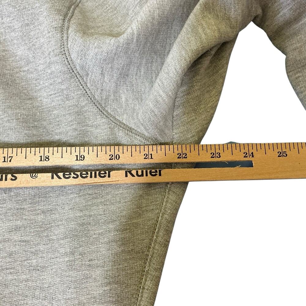 Lady 12 Woman’s Gray Seattle Seahawk Sweat Jacket Hoodie Full Zip Size L Pockets - Picture 6 of 11